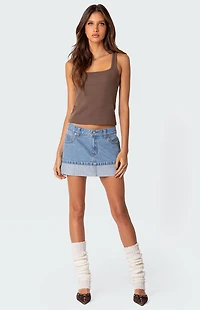 Edikted Square Neck Tank Top