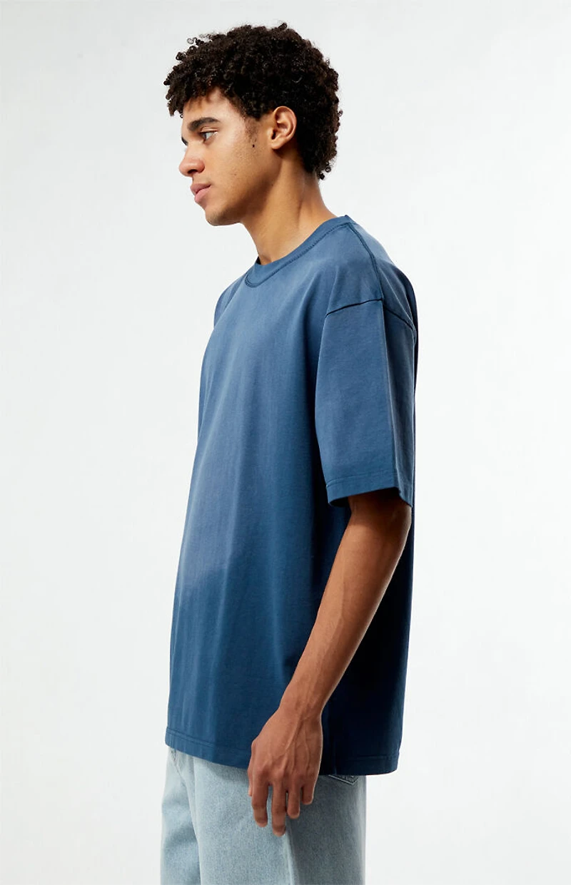 Pacsun Navy Premium Potassium Wash T-Shirt