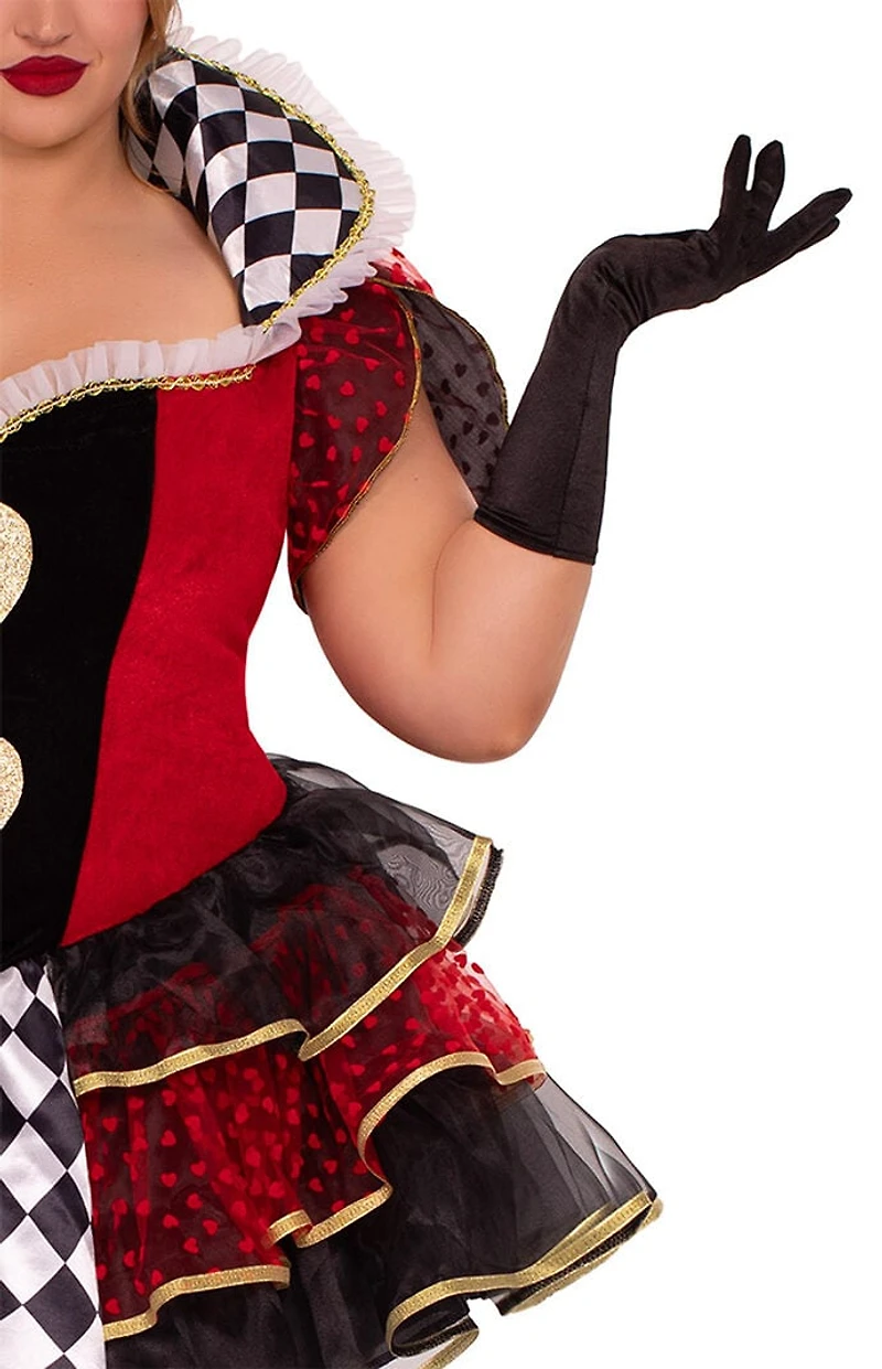 Leg Avenue Costume Satin Elbow Length Gloves