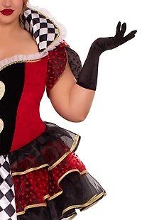 Leg Avenue Costume Satin Elbow Length Gloves