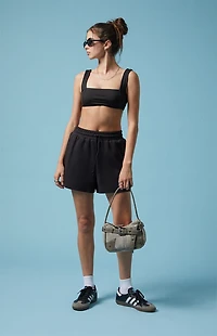 PAC 1980 Active Black Sweat Shorts