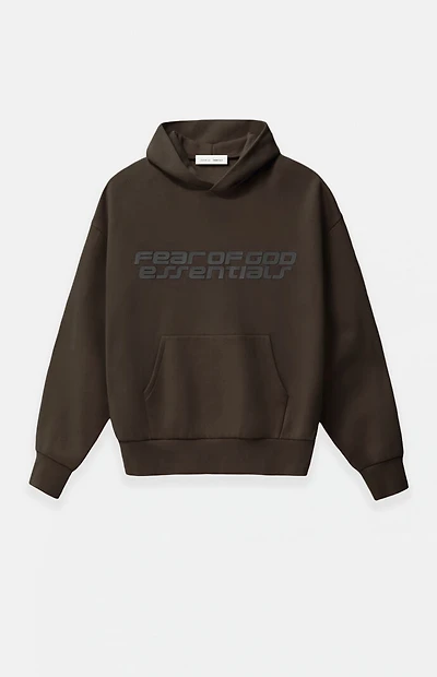 Fear of God ESSENTIALS Brown '90s Fleece Hoodie