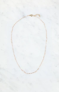 John Galt Chain Pearl Necklace
