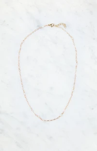 John Galt Chain Pearl Necklace