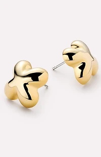 Ana Luisa Cassia Gold Stud Earrings