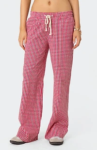 Edikted Taya Gingham Pants