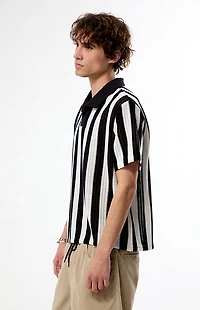 Pacsun Shade Striped Knit Polo Shirt