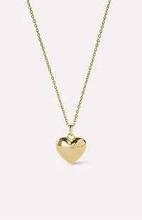 Ana Luisa Lev Small Gold Heart Necklace