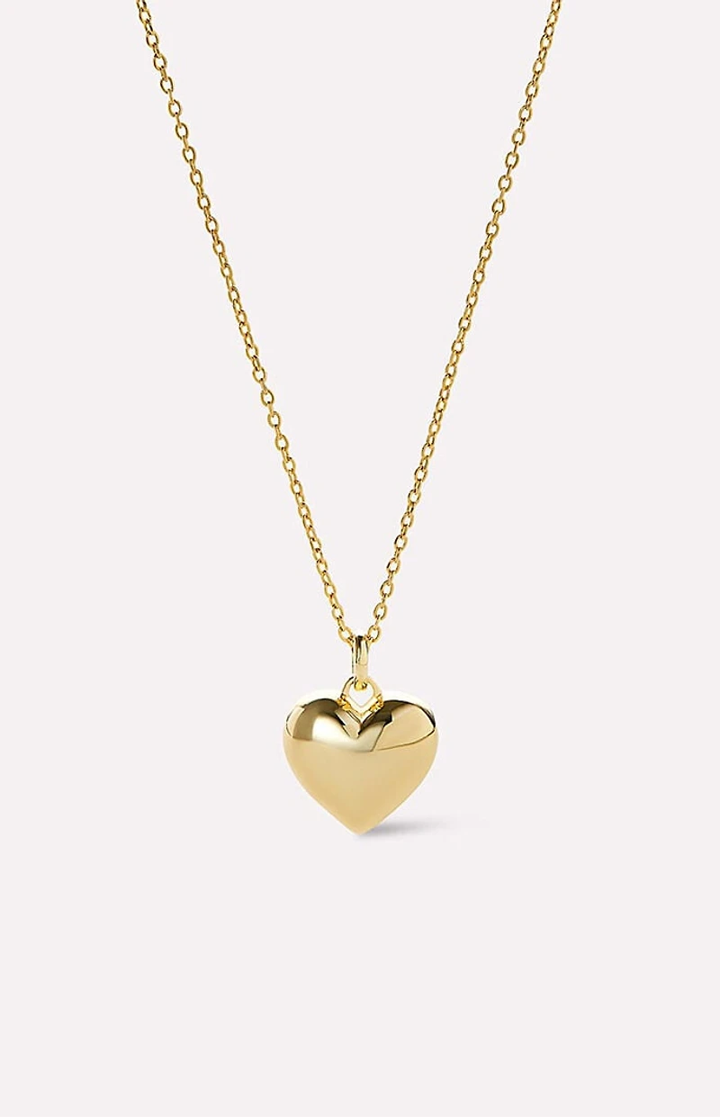 Ana Luisa Lev Small Gold Heart Necklace