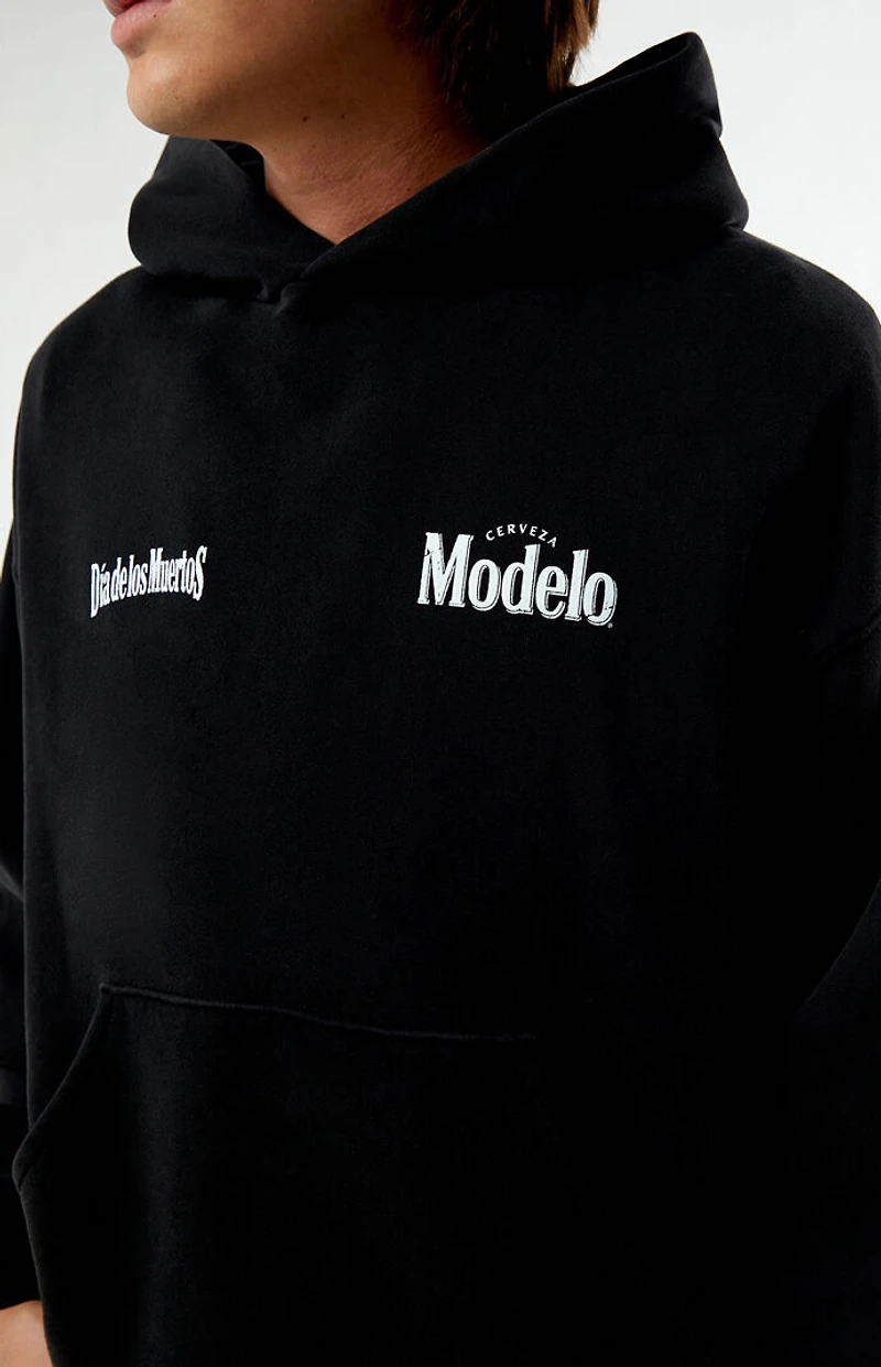 Modelo Dia De Los Muertos Full Zip Hoodie