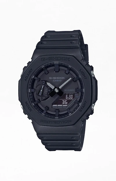 Casio Watches GA2100-1A1 Monochrome Black Watch