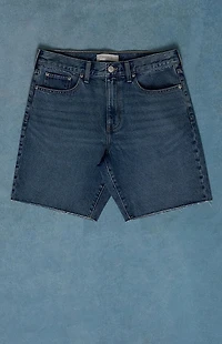 Pacsun Harrison Cutoff Baggy Jean Shorts Medium Blue