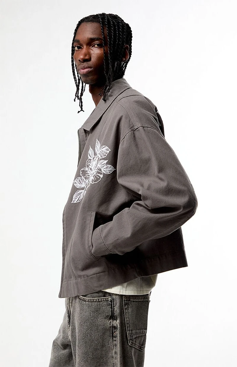 Pacsun Roses Gas Jacket