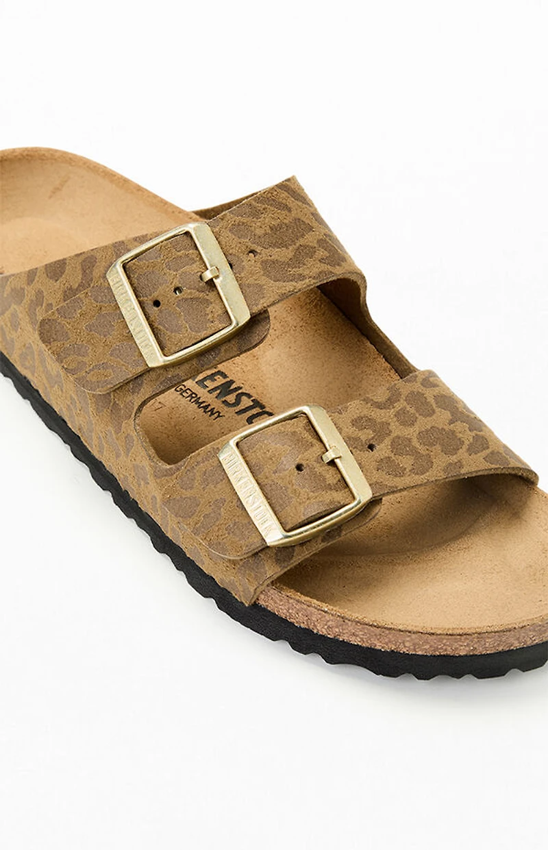 Birkenstock Women's Arizona Sandal Leo Khaki