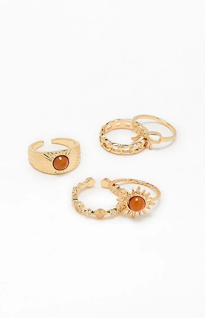 LA Hearts 5 Pack Rings