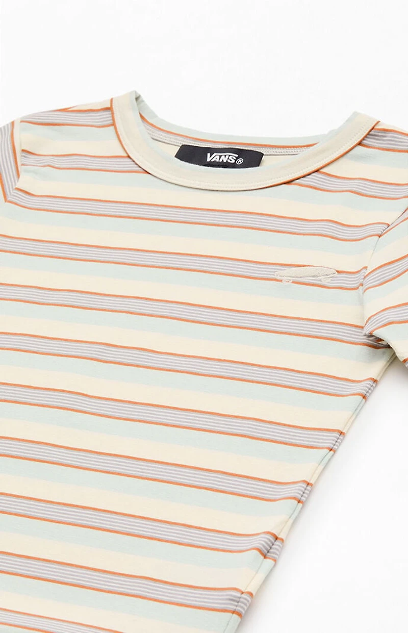 Vans Kids Brown Lucie Striped T-Shirt