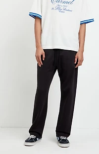 Pacsun Black Johnny Fleece Straight Sweatpants