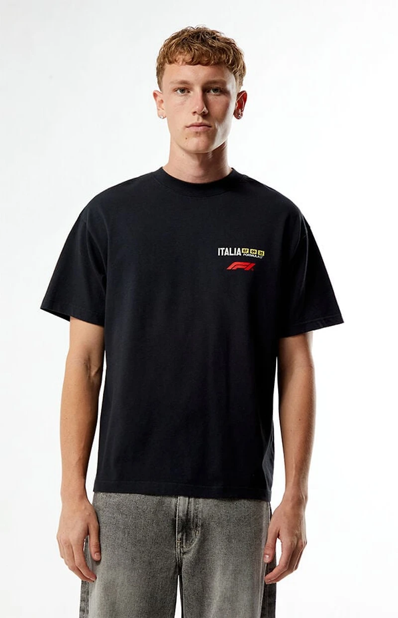 Formula 1 x Pacsun Black Monza Italy 2025 T-Shirt
