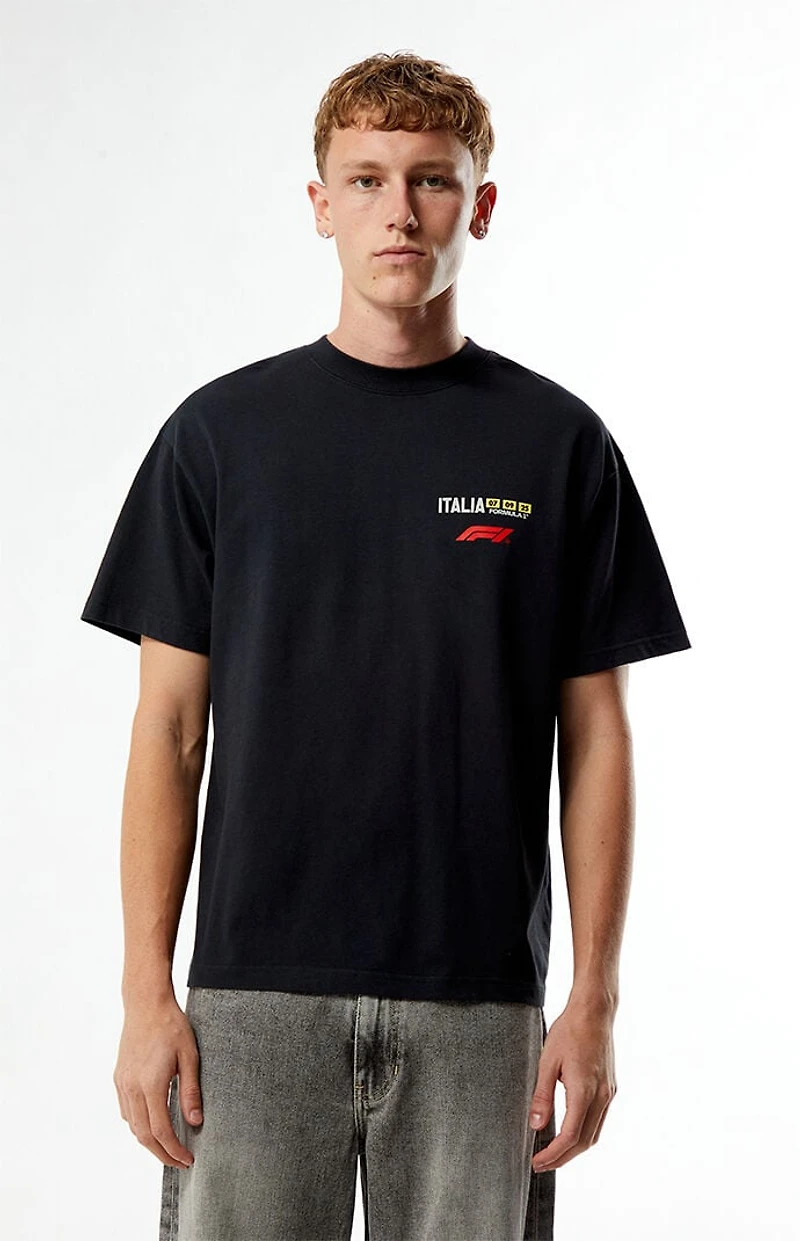 Formula 1 x Pacsun Black Monza Italy 2025 T-Shirt