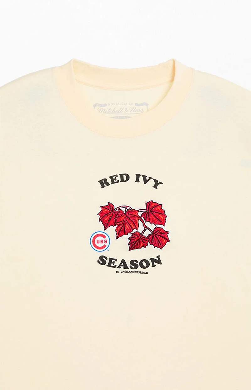 Mitchell & Ness Cubs Red Ivy Season T-Shirt