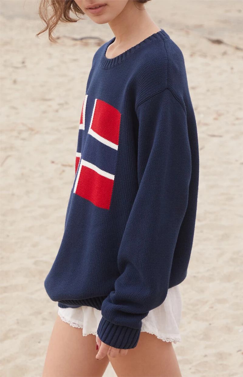 John Galt Nico Flag Sweater