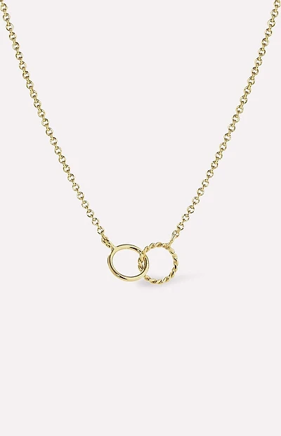 Ana Luisa Sam Interlocking Circles Necklace