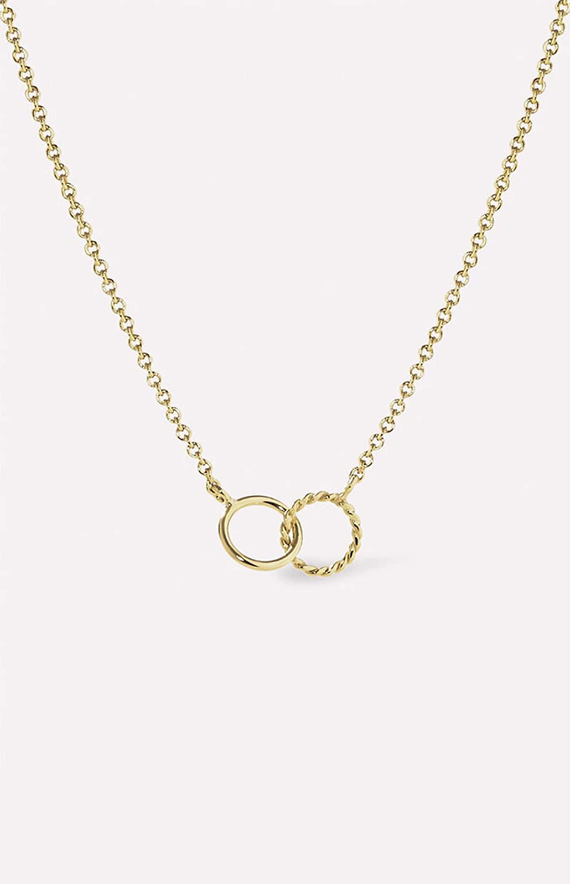 Ana Luisa Sam Interlocking Circles Necklace