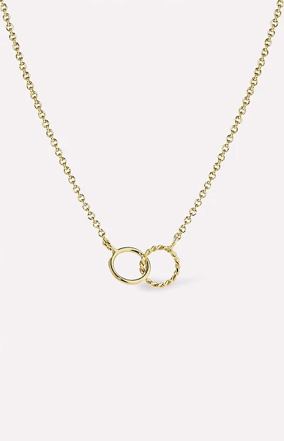 Ana Luisa Sam Interlocking Circles Necklace