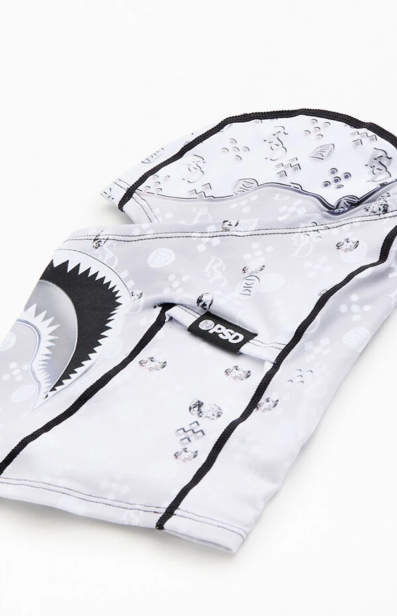 PSD Underwear Warfare White Diamond Hooded Mask
