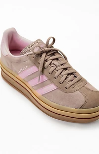adidas Women's Brown Gazelle Bold Sneakers