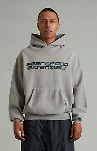 Fear of God ESSENTIALS Smoke Grey '90s Fleece Hoodie