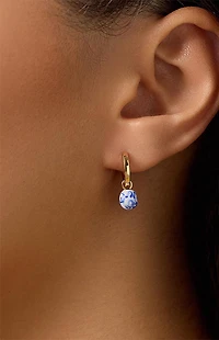 Ana Luisa Lainey Marble Blue Gold Drop Earrings