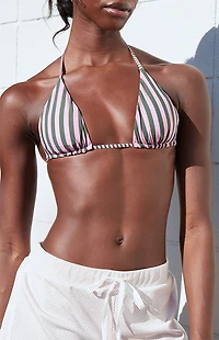 Roxy Stripe Out Triangle Bikini Top