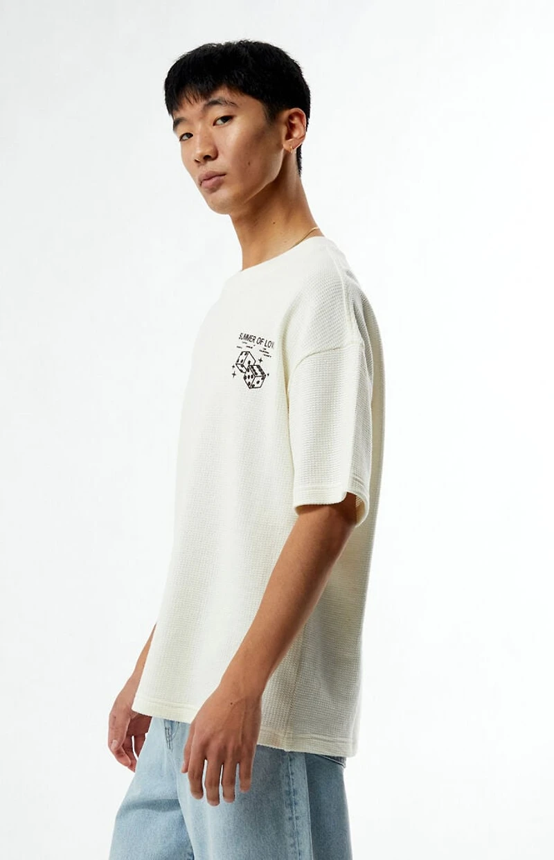 PS Basics Summer of Love Dice Waffle Knit T-Shirt
