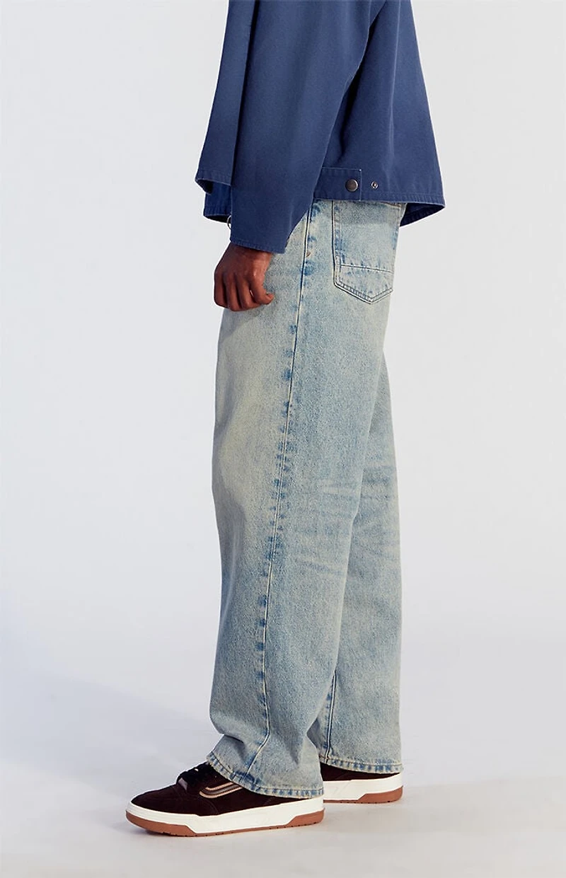 Pacsun Dylan Baggy Jeans Light Indigo Tinted