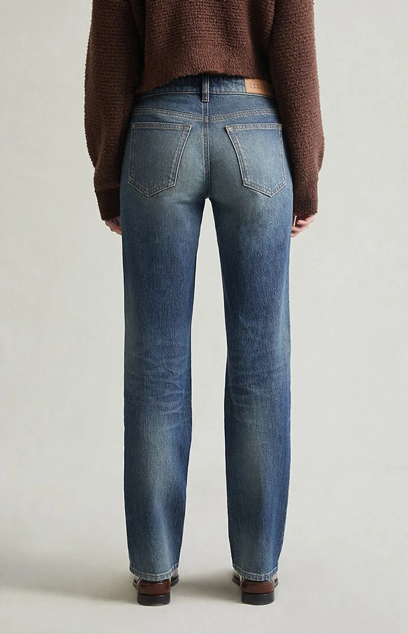 Pacsun Slim Jeans Stretch Tint Dark Blue