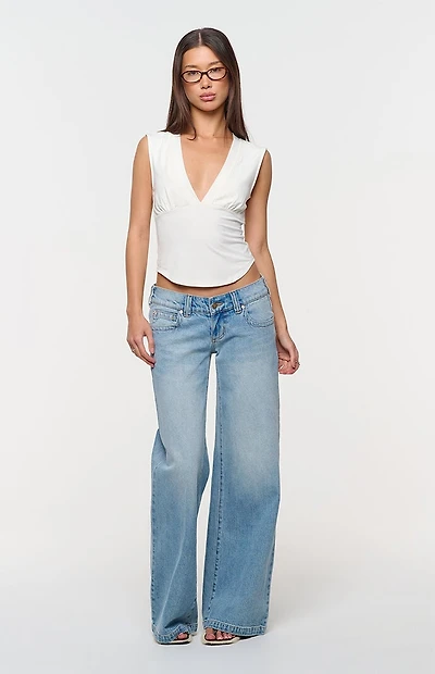 ABRAND Jody 00 Low Rise Wide Leg Jeans