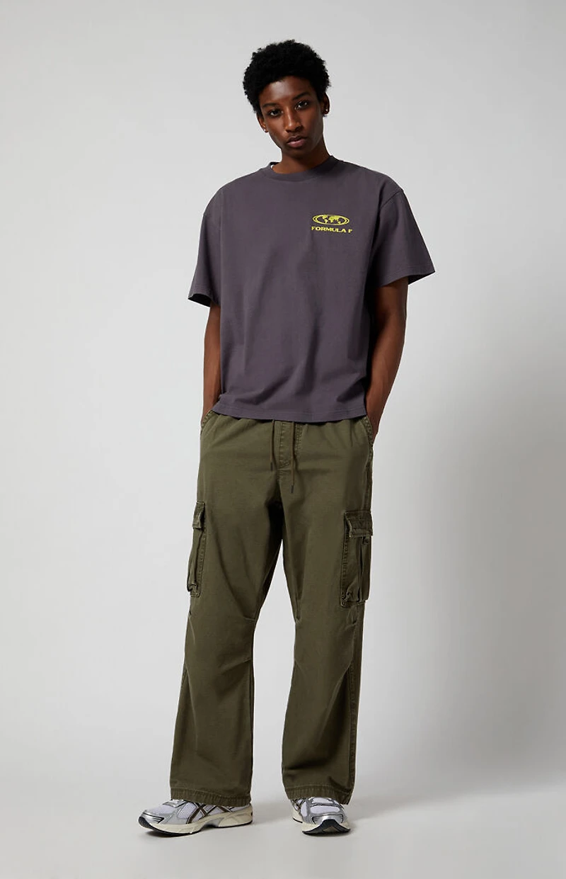 Pacsun Olive Ripstop Extreme Baggy Cargo Pants