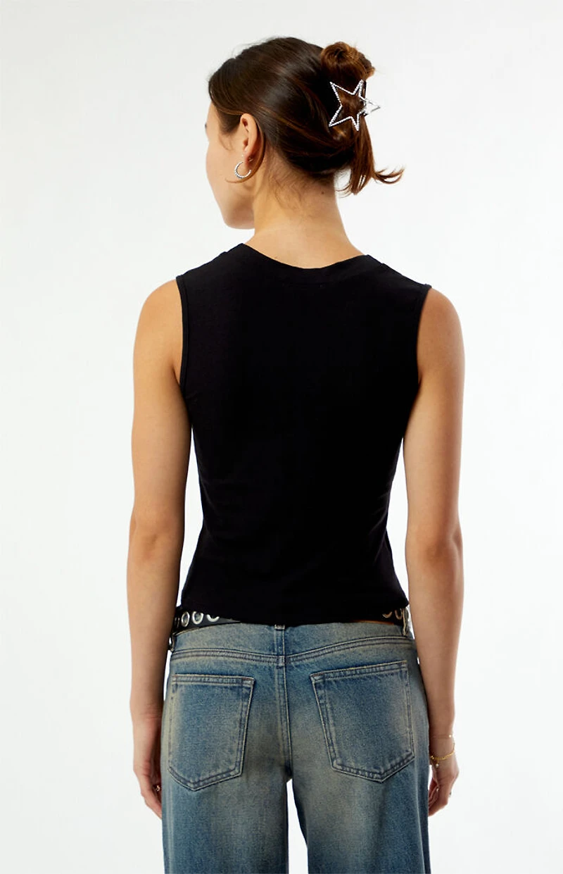 Your Favorite Aria Deep V Neck Tank Top