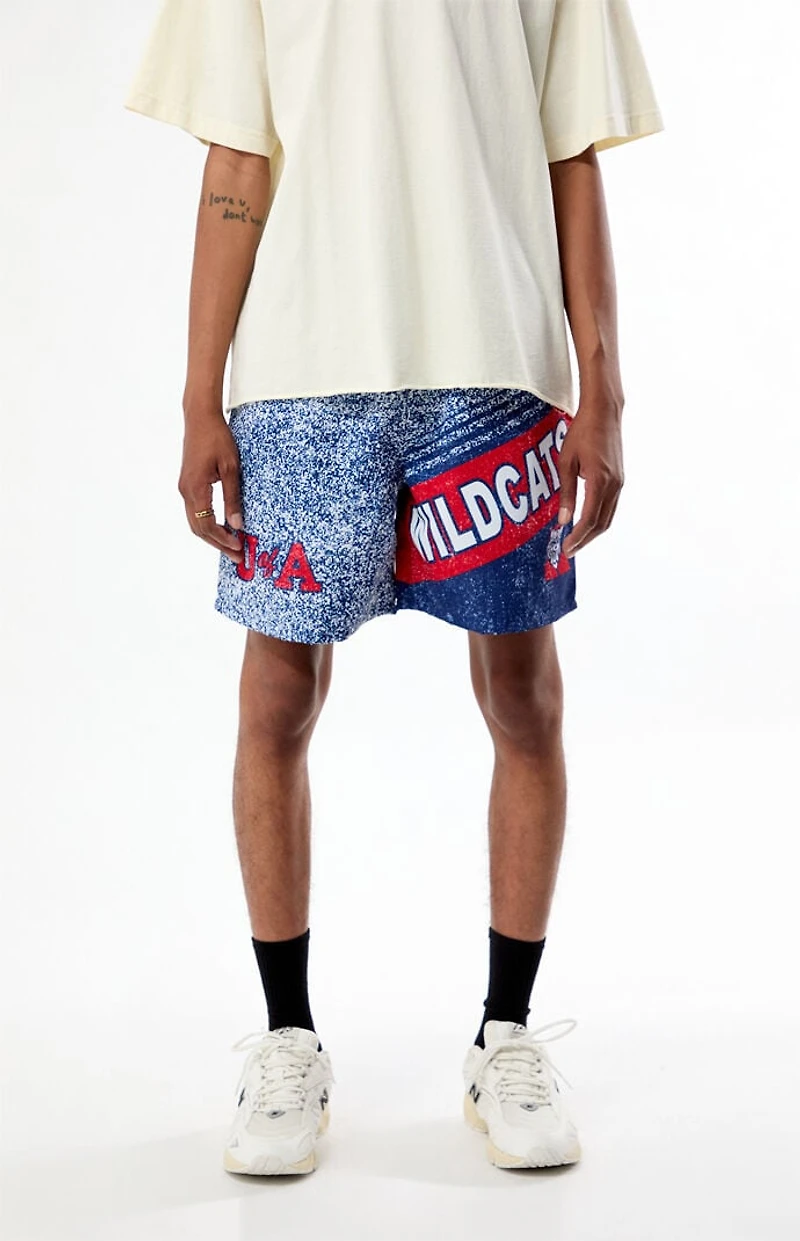 Mitchell & Ness University Of Arizona Wildcats Woven Shorts