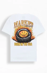 Market Smiley Burnt Rubber T-Shirt