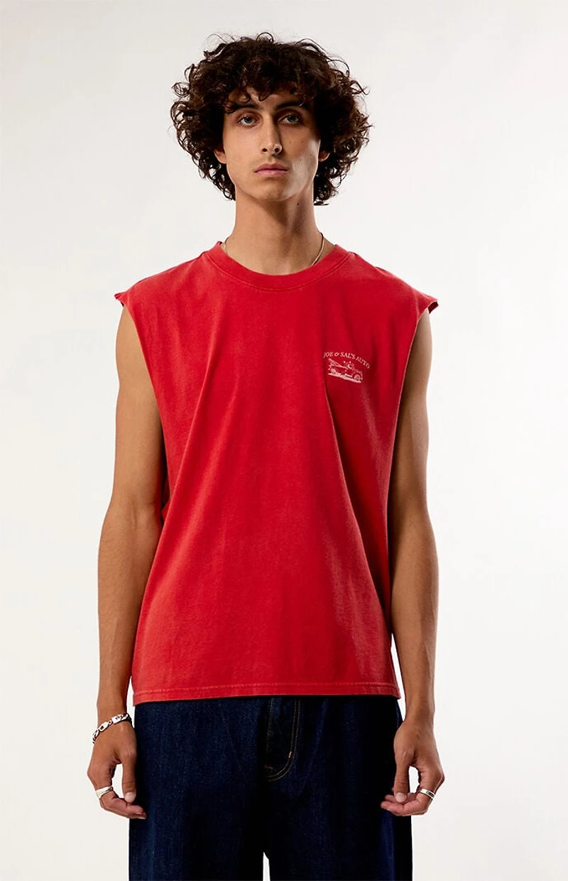 Pacsun Joe and Sal's Cut-Off Muscle T-Shirt