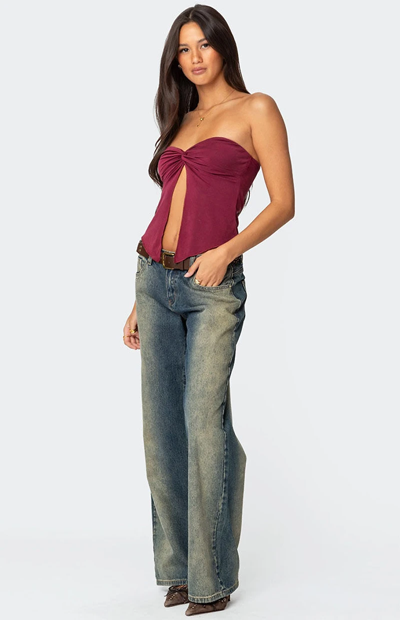 Edikted Twisted Split Front Tube