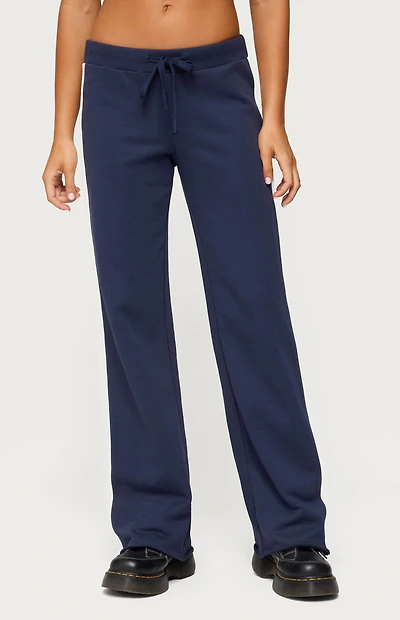 Edikted Baker Contrast Striped Sweatpants