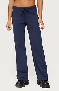 Edikted Baker Contrast Striped Sweatpants