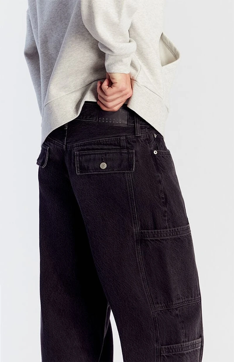 Pacsun Blake Extreme Baggy Jeans Cargo Black