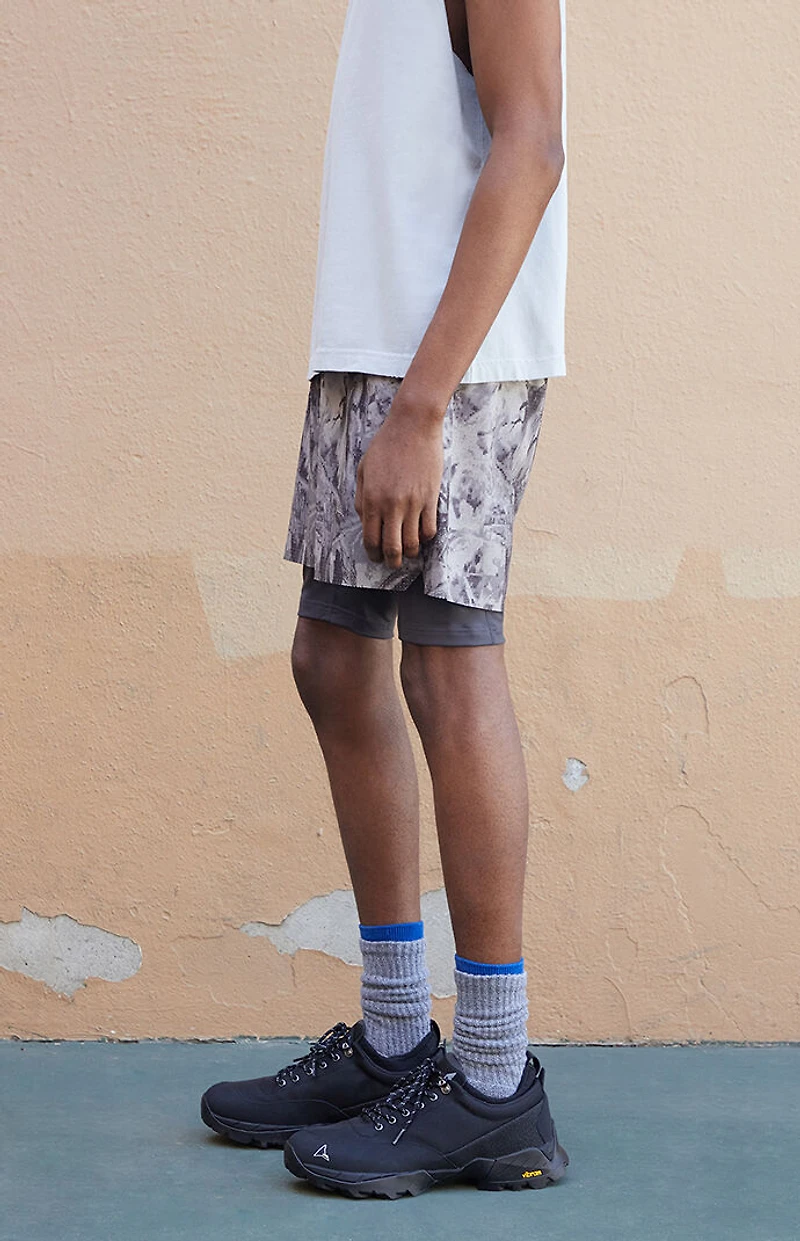 A.R.C. Active Tree Camo Mesh Running Shorts