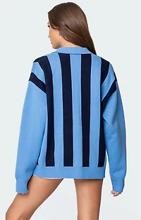 Edikted Larson Oversized Polo Sweater