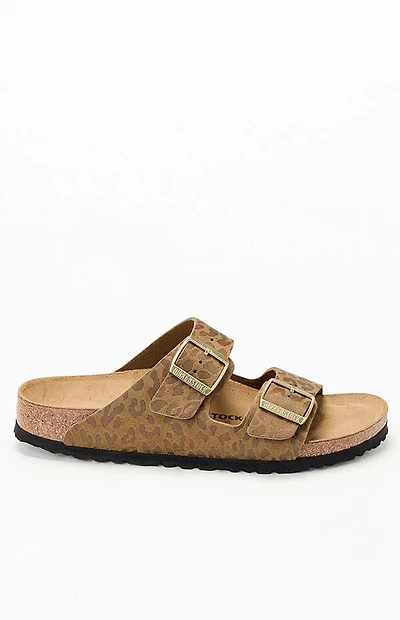Birkenstock Women's Arizona Sandal Leo Khaki