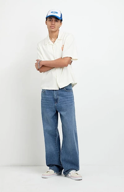 Pacsun Dylan Baggy Jeans Medium Blue